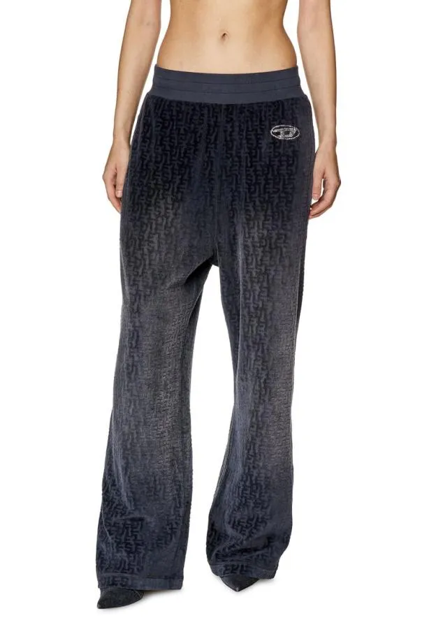 Diesel Pmuse Black Women Pants and Shorts