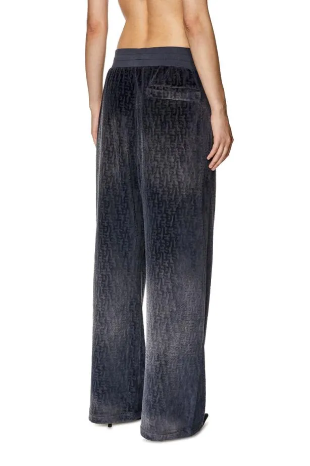 Diesel Pmuse Black Women Pants and Shorts