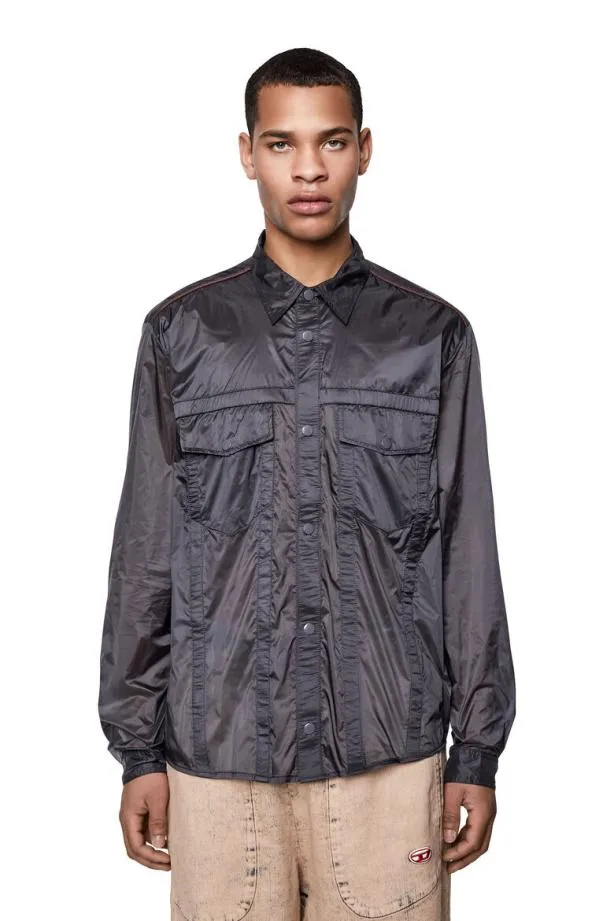 Diesel Sdenningwrc Grey Men Jackets