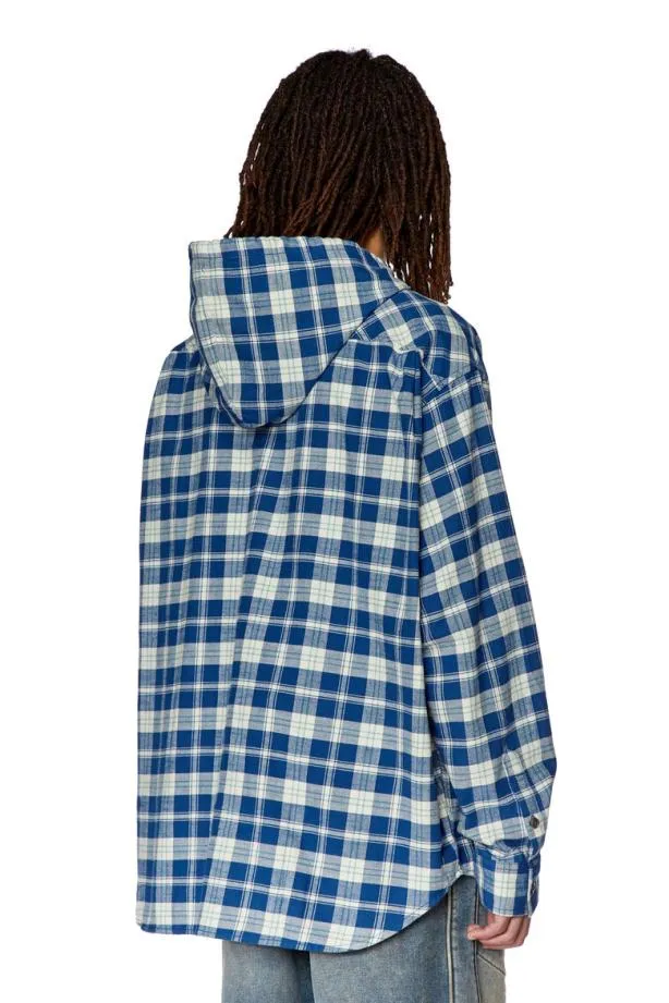 Diesel Sdewnyhood Whiteblue Men Shirts