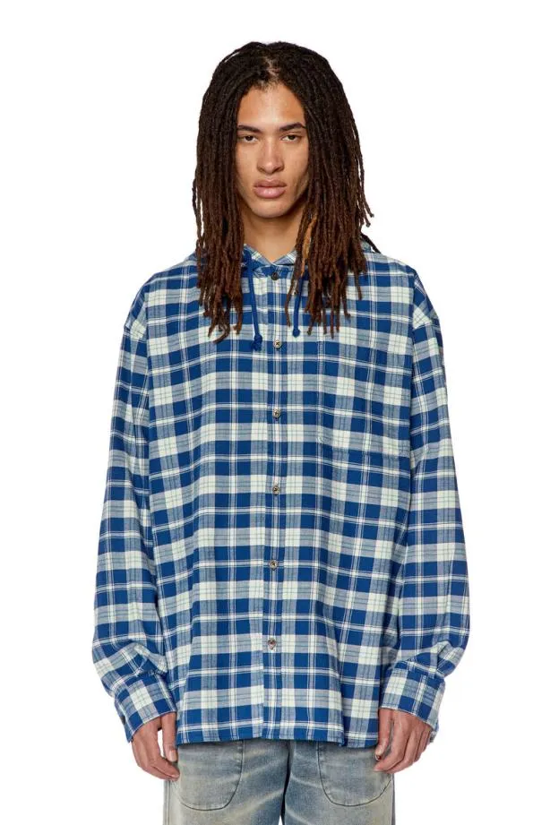 Diesel Sdewnyhood Whiteblue Men Shirts