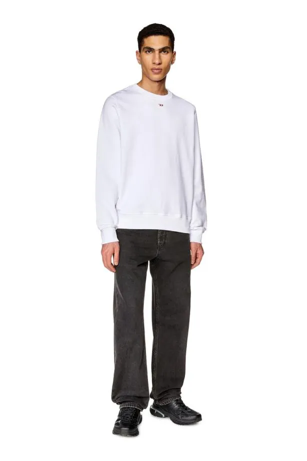 Diesel Sginnd White MenWomen Sweatshirts and Hoodies