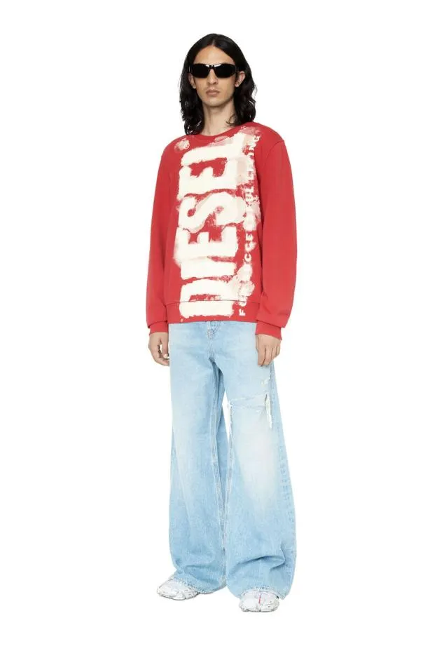 Diesel Sginne5 Red Men Knitwear