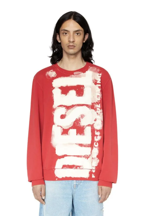 Diesel Sginne5 Red Men Knitwear