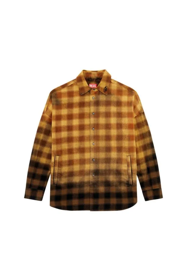 Diesel Slimopkt Blackbrown Men Shirts