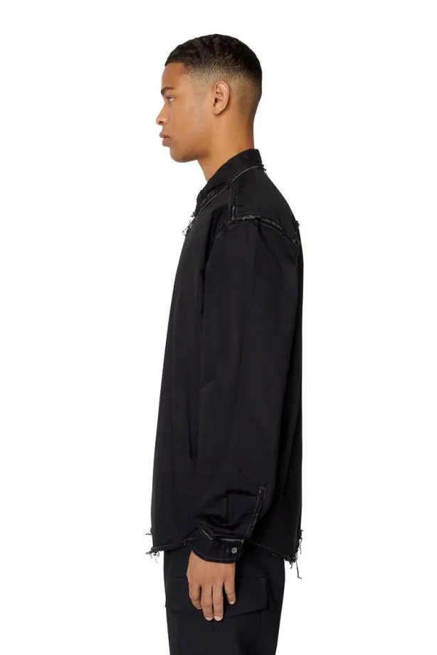 Diesel Sweezer Black Men Shirts