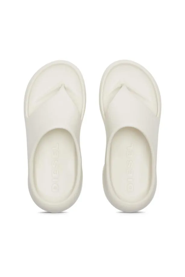Diesel Samaui X White Women Rubber Slides