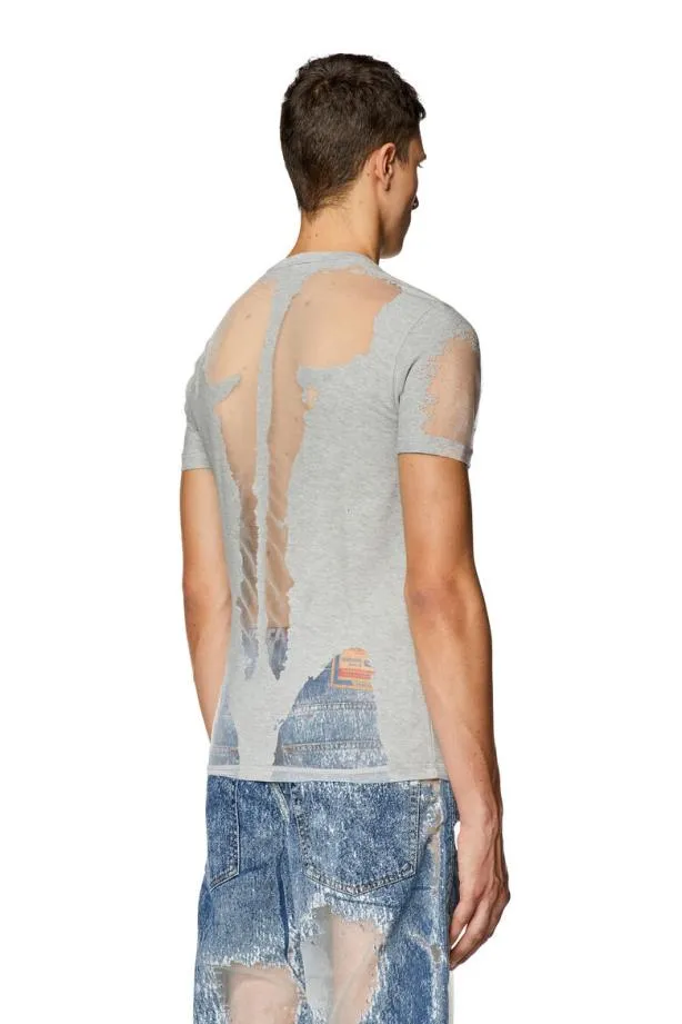 Diesel Terme Grey Men TShirts and Polos