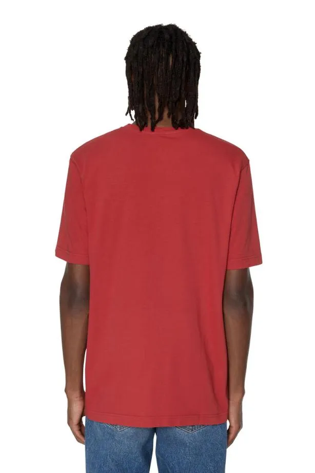Diesel Tjuste16 Red Men TShirts and Polos