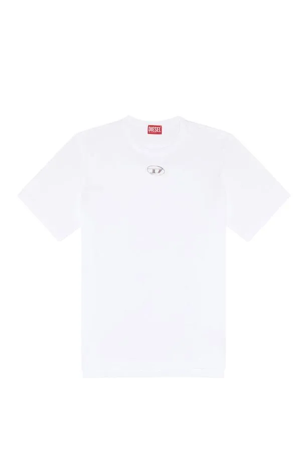 Diesel Tjustod White Men TShirts and Polos