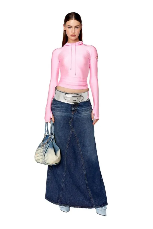 Diesel Tmetal Pink Women TShirts and Tops