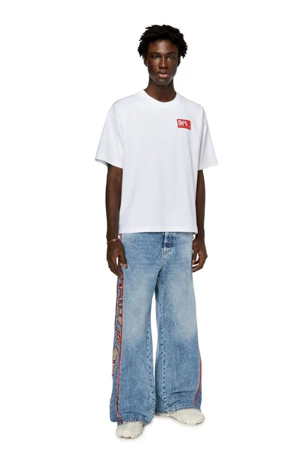 Diesel Tnlabel White Men TShirts and Polos