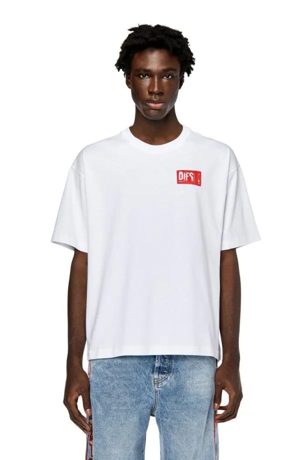 Diesel Tnlabel White Men TShirts and Polos