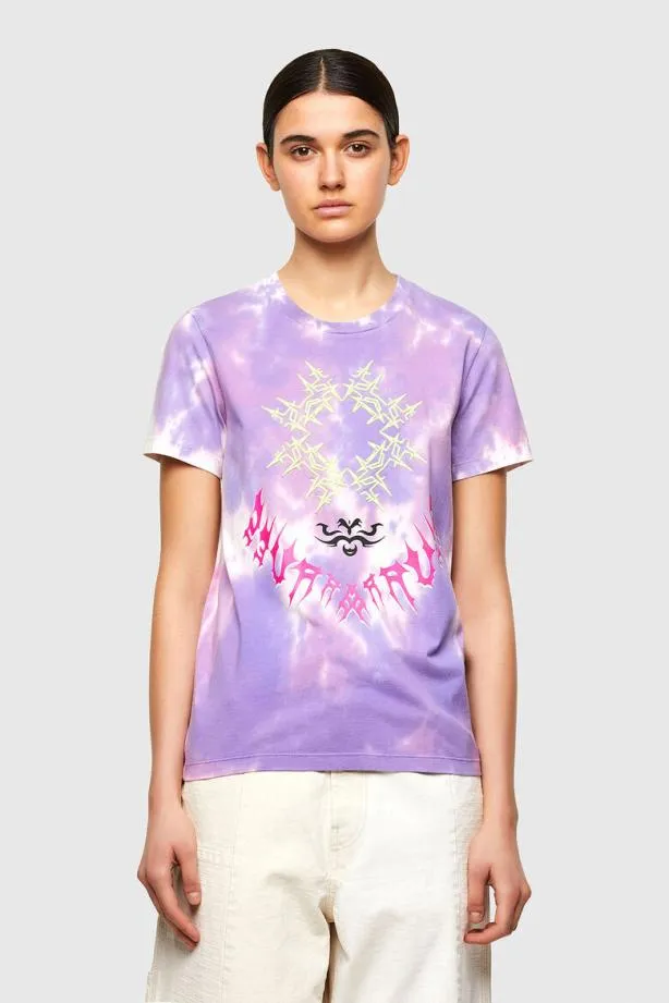 Diesel Tsilya12 Lilac Women TShirts and Tops