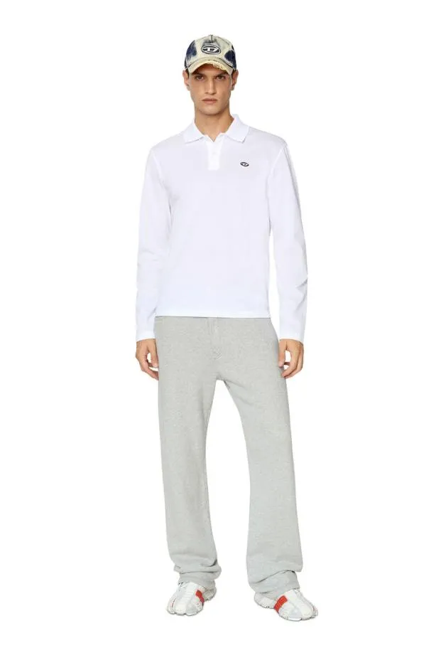 Diesel Tsmithlsdovalpj White Men TShirts and Polos