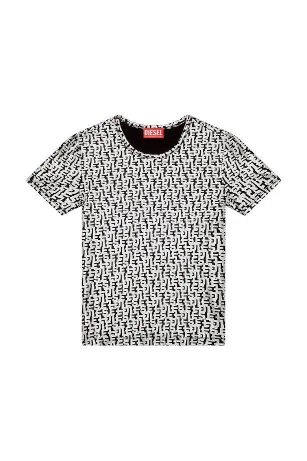 Diesel Tuncutielongl5 Dark Grey Women TShirts and Tops