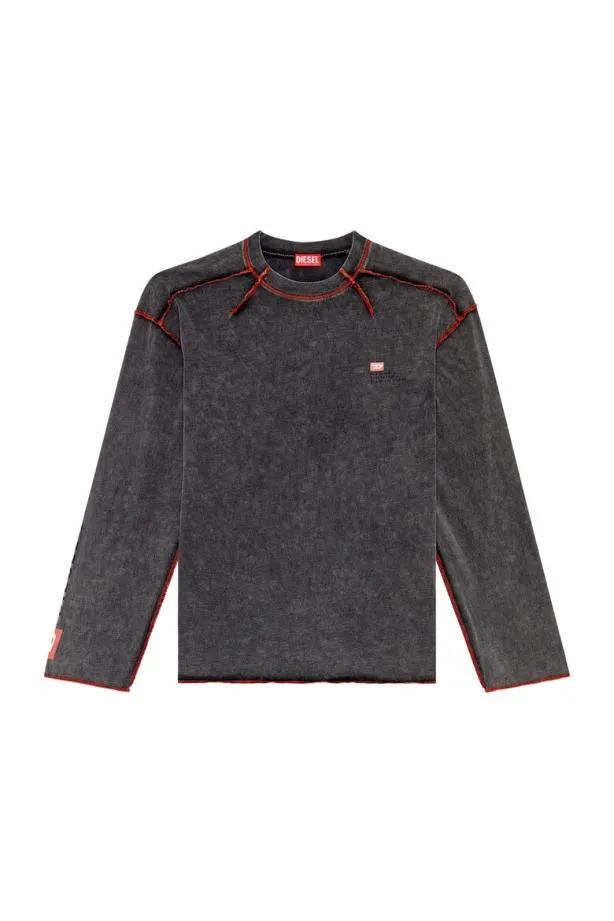 Diesel Tweekls Dark Grey Men TShirts and Polos