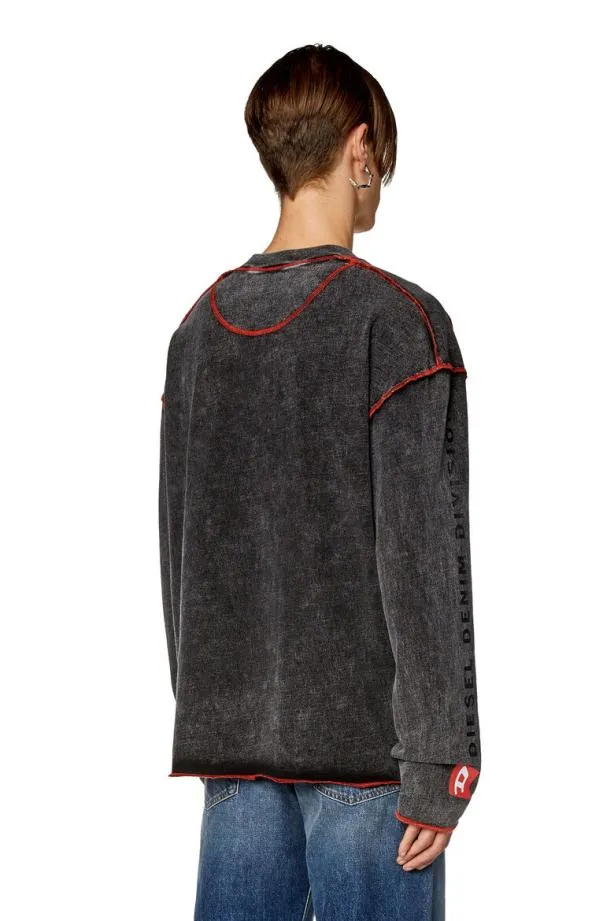 Diesel Tweekls Dark Grey Men TShirts and Polos