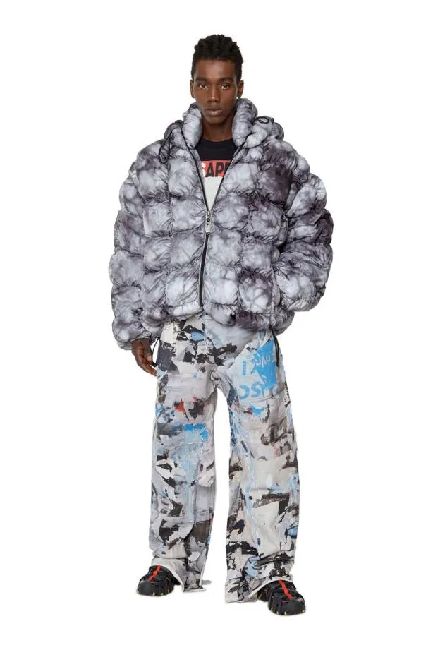 Diesel Wralle Grey Men Jackets