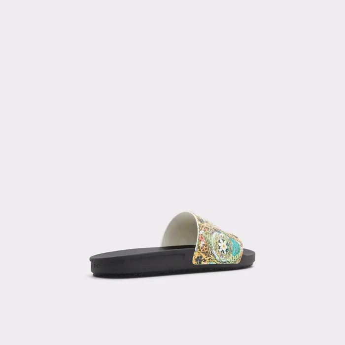 Dinmore Black Synthetic Print Men ALDO Sandals and Slides