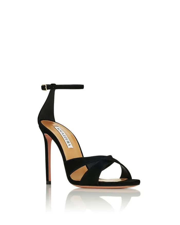Divine Sandal 105 Black Women Aquazzura Sandals Divine Sandal 105 Black Women Aquazzura Sandals