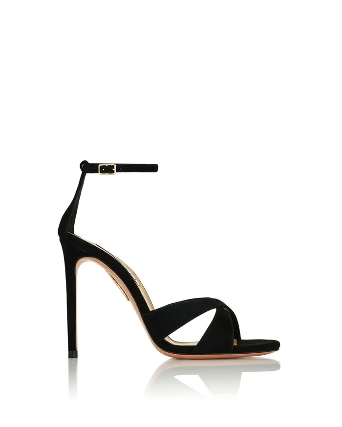 Divine Sandal 105 Black Women Aquazzura Sandals Divine Sandal 105 Black Women Aquazzura Sandals