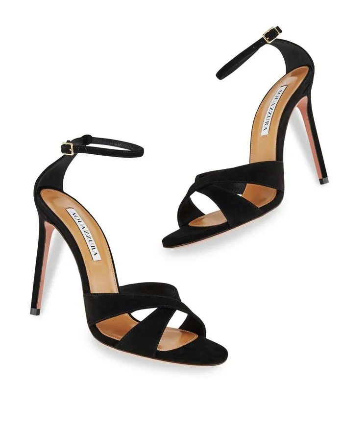 Divine Sandal 105 Black Women Aquazzura Sandals Divine Sandal 105 Black Women Aquazzura Sandals