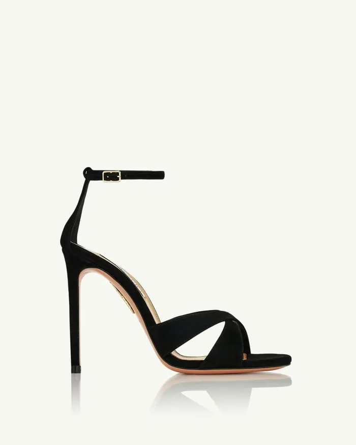 Divine Sandal 105 Black Women Aquazzura Sandals Divine Sandal 105 Black Women Aquazzura Sandals
