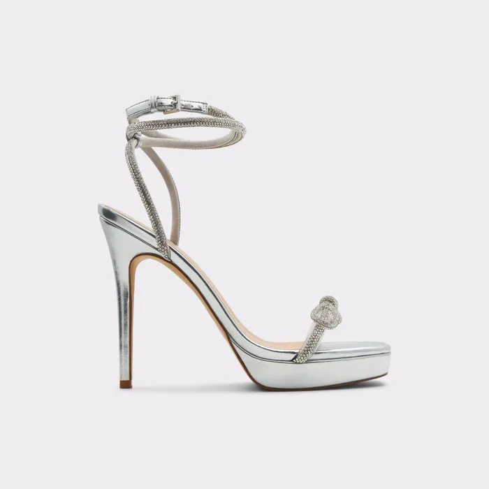 Domenica Silver Women ALDO Heels