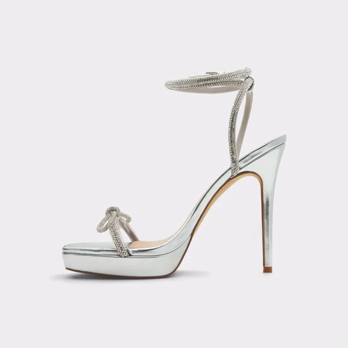 Domenica Silver Women ALDO Heels