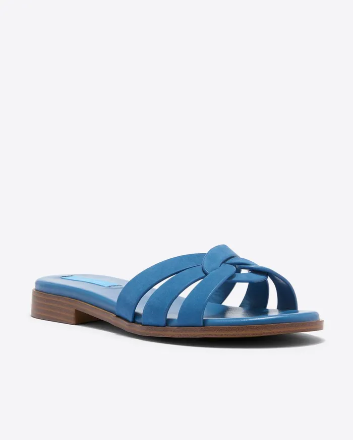 Draper James Andy Sandal In Blue Women Swim