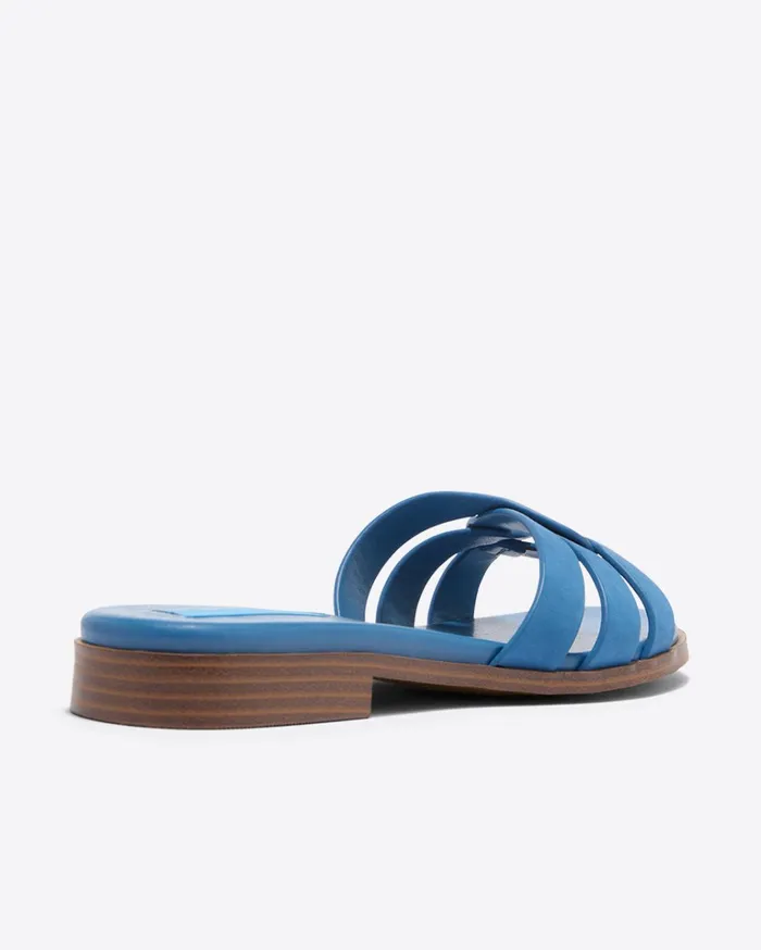 Draper James Andy Sandal In Blue Women Swim