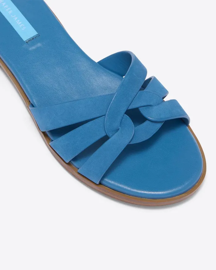 Draper James Andy Sandal In Blue Women Swim