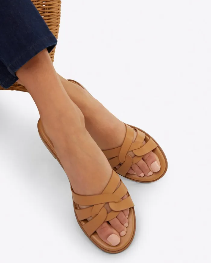 Draper James Andy Sandal In Brown Women Swim