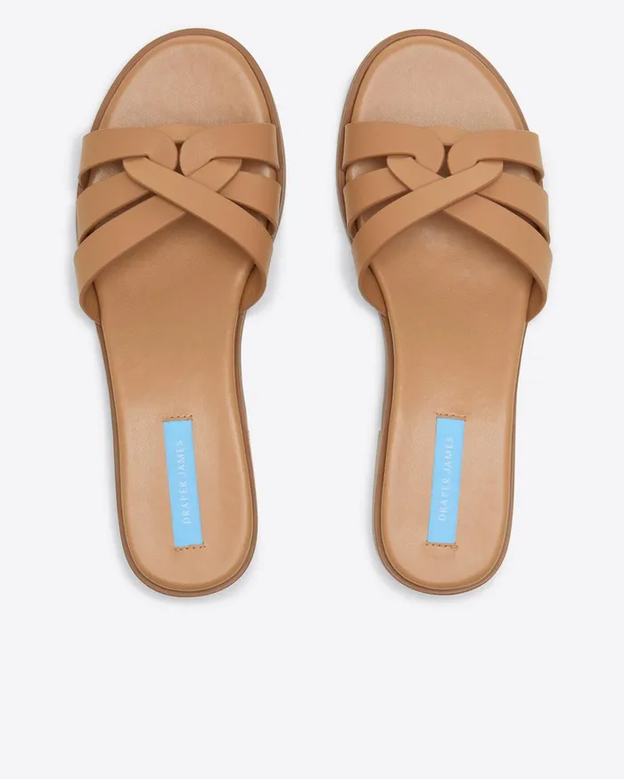 Draper James Andy Sandal In Brown Women Swim