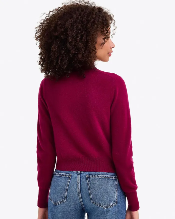 Draper James Cashmere VNeck Cardigan Women Tops