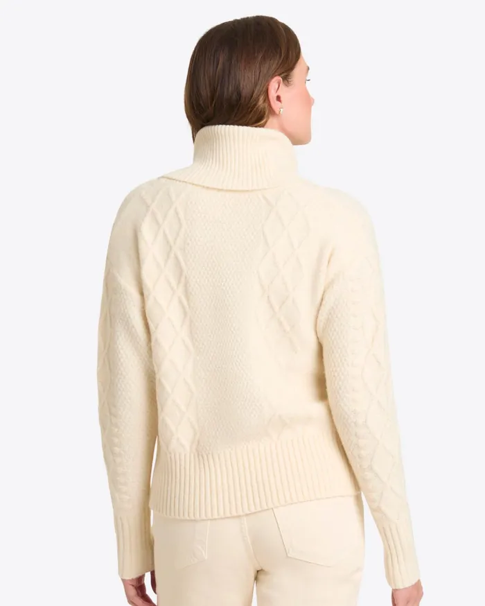 Draper James Cowl Neck Sweater Women Sweaters