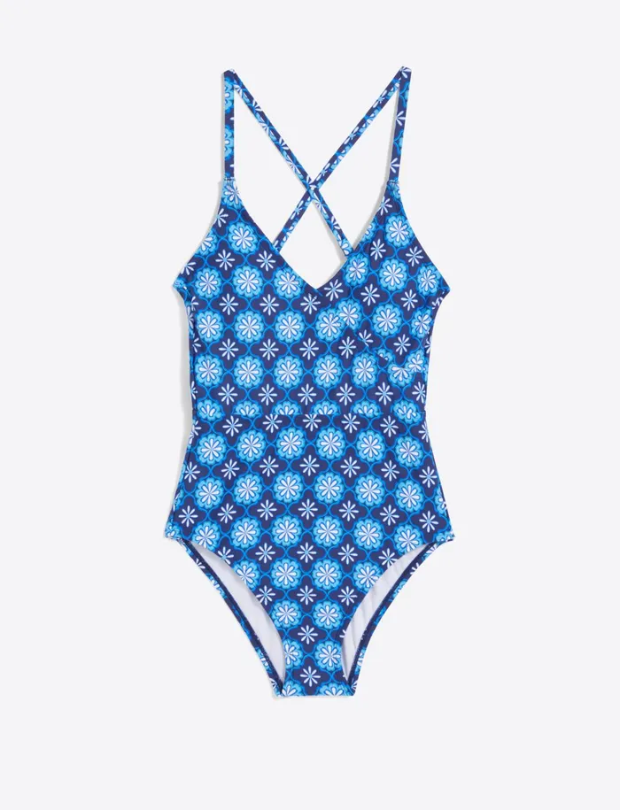 Draper James Crossover One Piece Swimsuit Women Swim