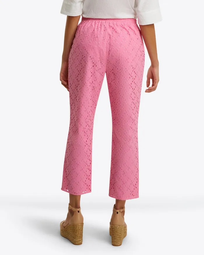 Draper James Eyelet Pants Women Bottoms and Skirts
