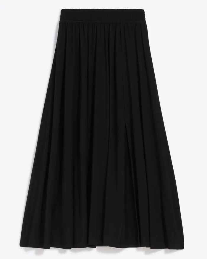 Draper James Knit Midi Skirt In Black Women Bottoms and Skirts