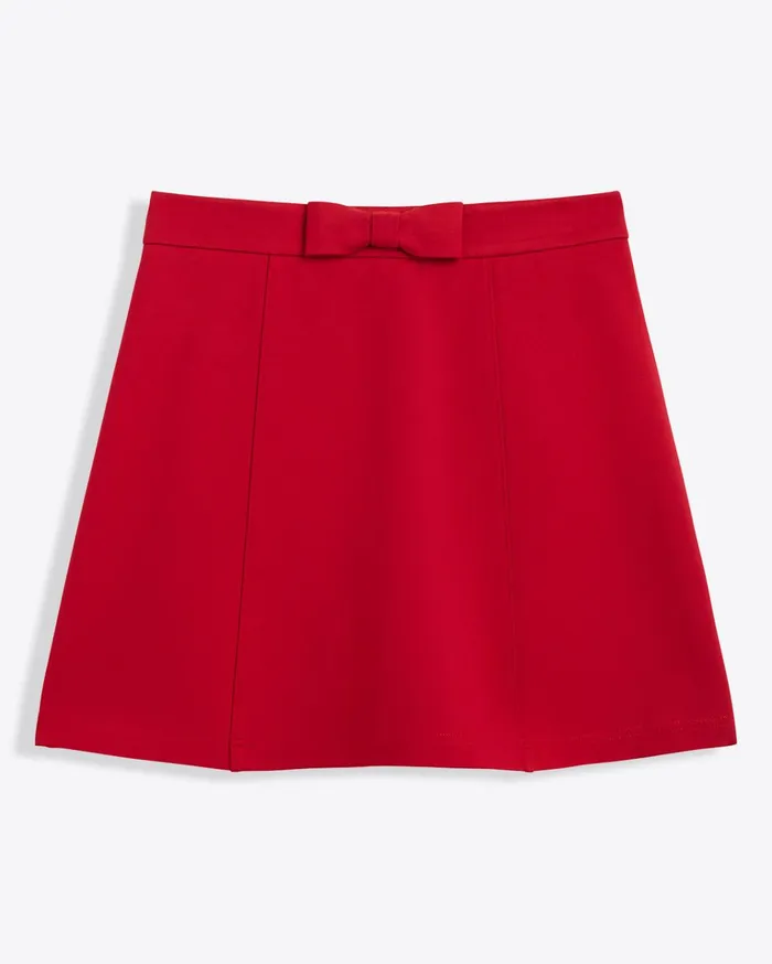Draper James Mini Skirt In Ponte Women Bottoms and Skirts