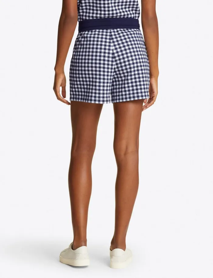 Draper James Natalie Sweatshorts In Gingham Women Lounge and Pajamas