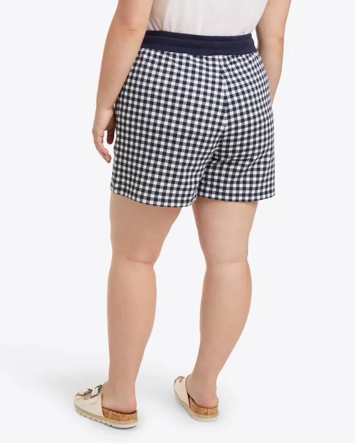 Draper James Natalie Sweatshorts In Gingham Women Lounge and Pajamas