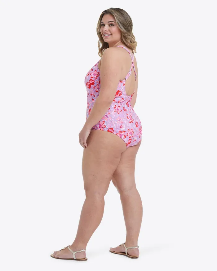 Draper James One Piece Swimsuit In Floral Scallop Women Swim