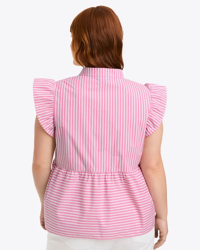 Draper James Penelope Top In Crisp Cotton Women Tops