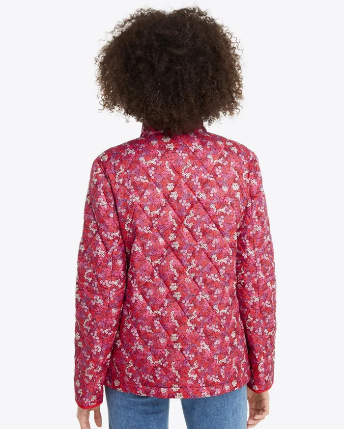 Draper James Quilted Puffer Jacket Women Jackets and Outerwear