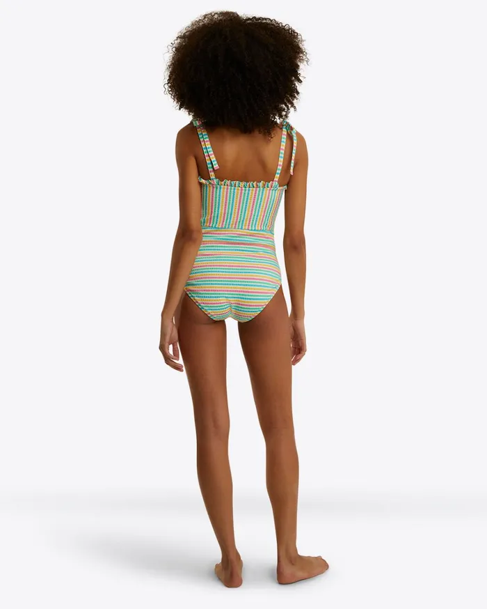 Draper James Ruffled One Piece Women Swim