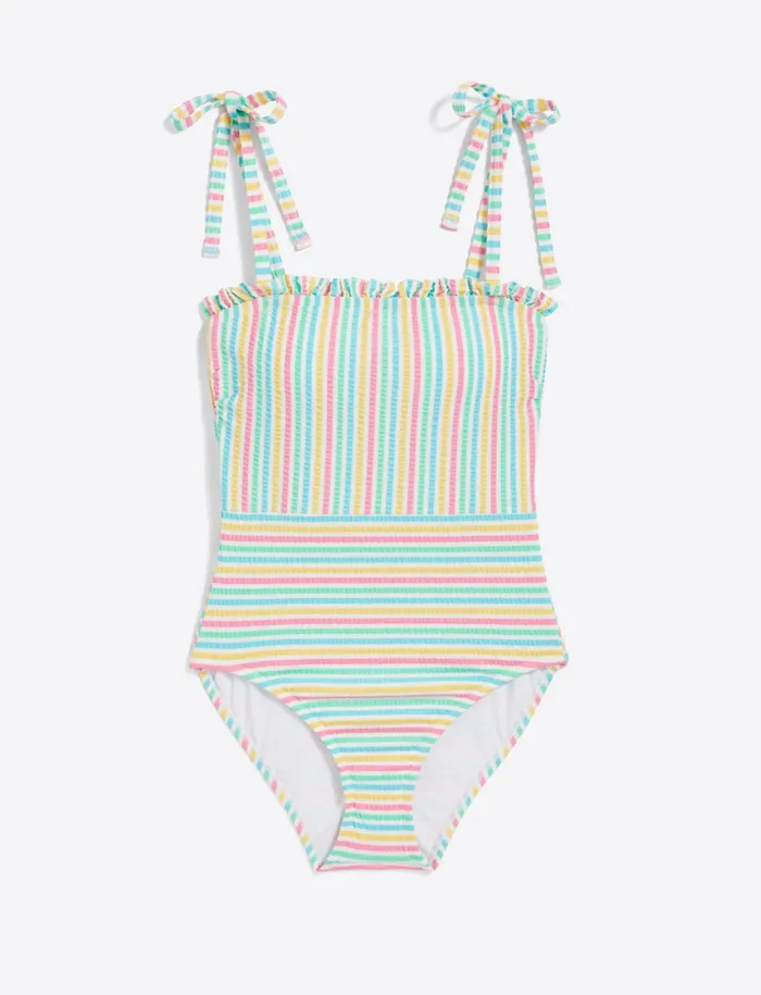 Draper James Ruffled One Piece Women Swim