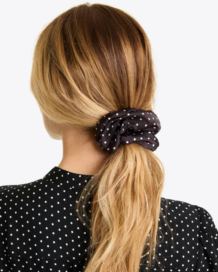 Draper James Scrunchie In Polka Dot Women Hats and Hair