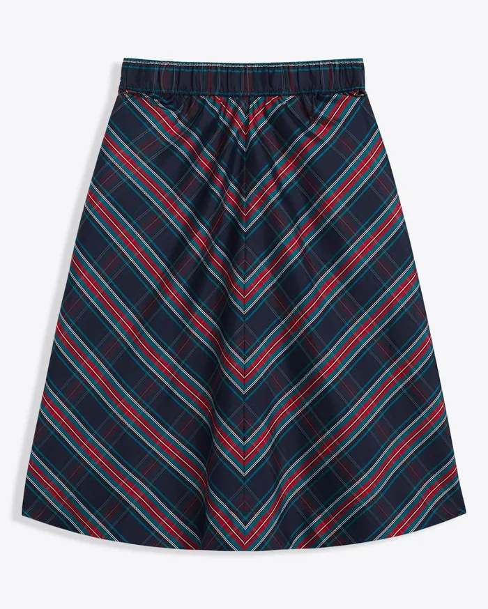 Draper James Taffeta Midi Skirt Women Bottoms and Skirts